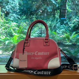 NWT Juicy Couture Pink FASHIONISTA SPORTS BOWLER